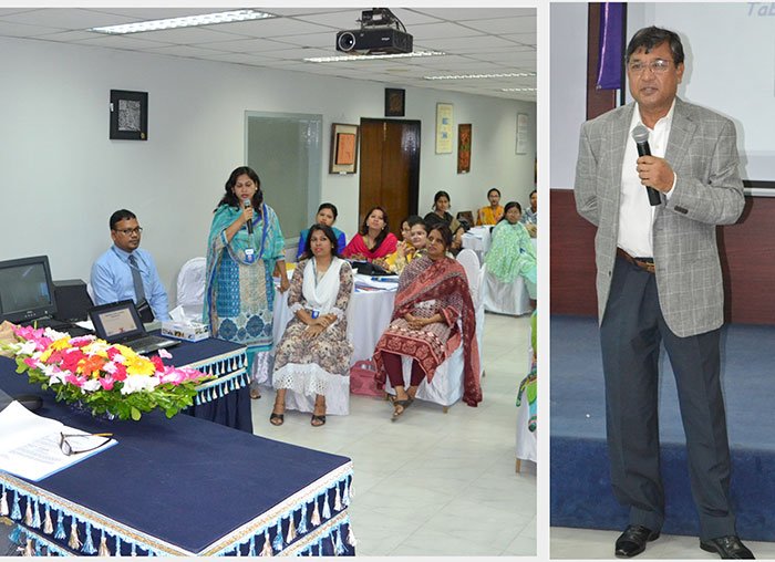 SPONSOR SHAREHOLDER & FORMER CHAIRMAN MR. A. T. M. HAYATUZZAMAN   KHAN VISITS DHAKA BANK TRAINING INSTITUTE